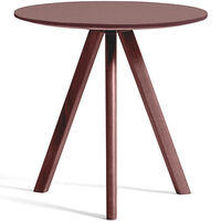 CPH 20 2.0 Sidebord Ø50x49 cm Vannbasert Lakkert Eik / Bordeaux