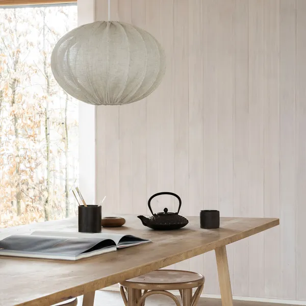 Boll Lampeskærm Naturlig 40 cm