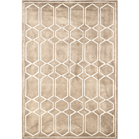 Tie Dye Ullmatta 250x350 cm Beige