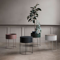 Plant Box Round Cashmere