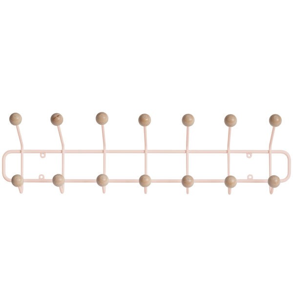 Bill Horizontal Knagerække S Pale Pink
