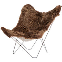 Iceland Mariposa Butterfly Stol Shorn Brown/Chrome