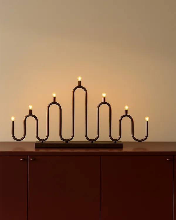 Noel 7 Ljusstake Brons