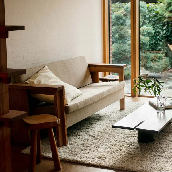 Symmetry 2-Seter Sofa Oat / Oljet Ask