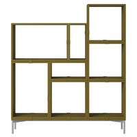 Stacked Configuration 5 Kirjahylly Tummanvihreä