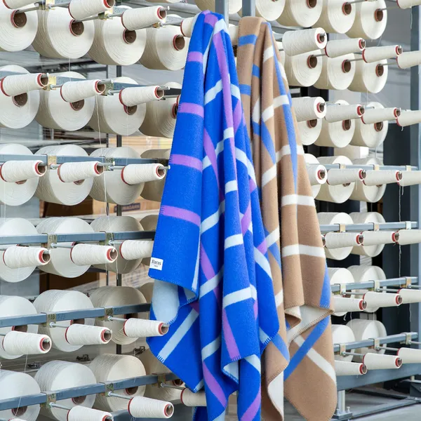 Knut Plaid 135x200 cm Cobolt Blue
