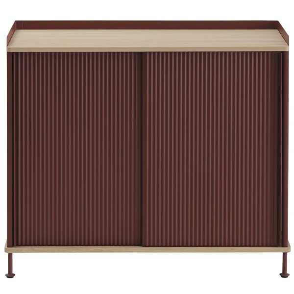 Enfold Skænk 45x100 cm Olieret Eg / Deep Red
