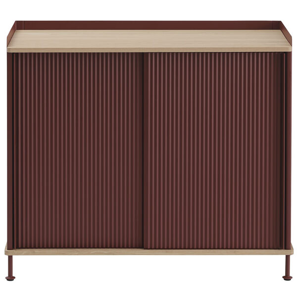 Enfold Skænk 45x100 cm Olieret Eg / Deep Red