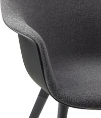 Bat Spisebordstol Polstret Front / Plastbase Hallingdal 65 173