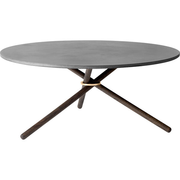 Edda Salongbord 105 cm Mørk Betong / Mørk Eik