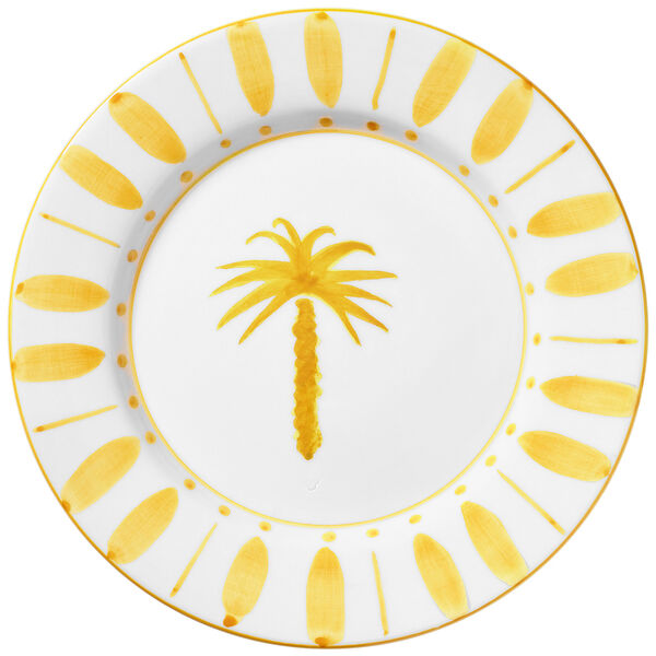 Cannes Tallerken 28 cm Gul