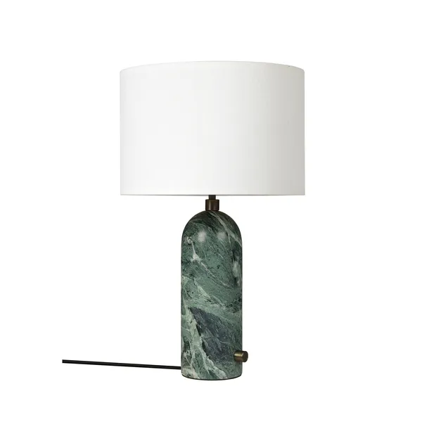 Gravity Table Lamp Small Emerald / White