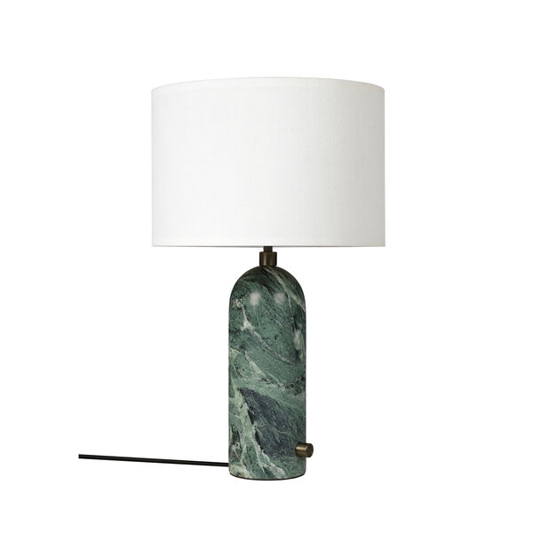 Gravity Table Lamp Small Emerald / White