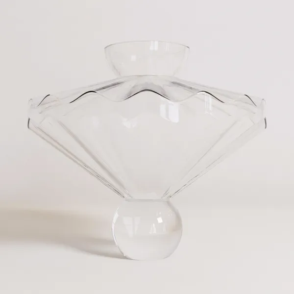Ballerina Vase 30 cm Klar