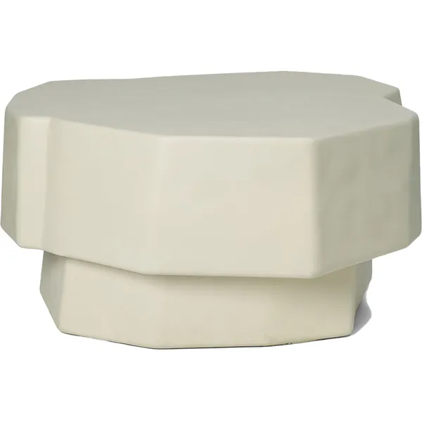 Staffa Sofabord 84 cm Elfenbenshvidt