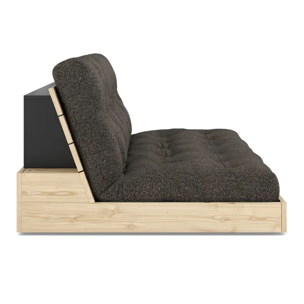Base Sofa Bed Raw / Mellow Brown