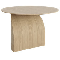 Savoa Sofabord Ø64 cm Naturlig Eg