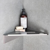 Base Corner Shelf Brushed Stainless