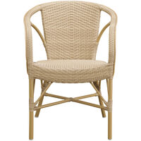 Madeleine Caféstol Outdoor Naturlig / Almond