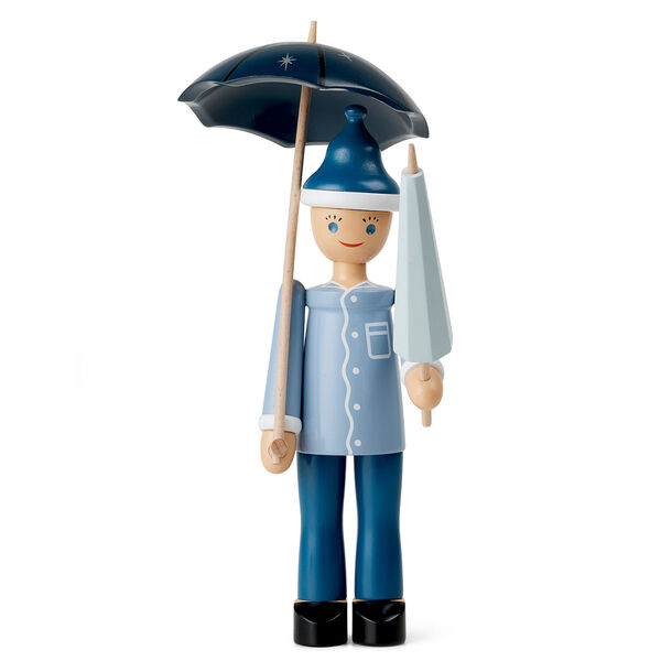Træfigur Ole Lukøje Lyseblå / Blå