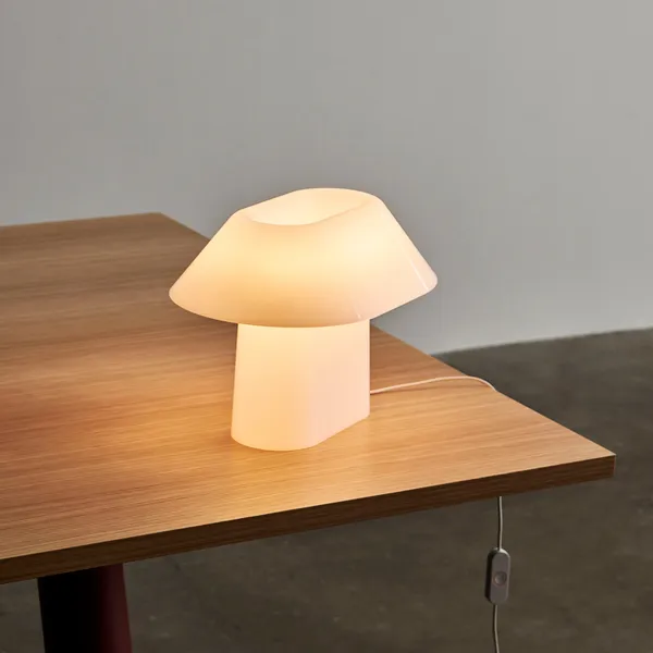 Drome Table Lamp Opal White