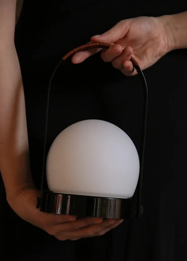 Carrie Bordlampe Bærbar Sort