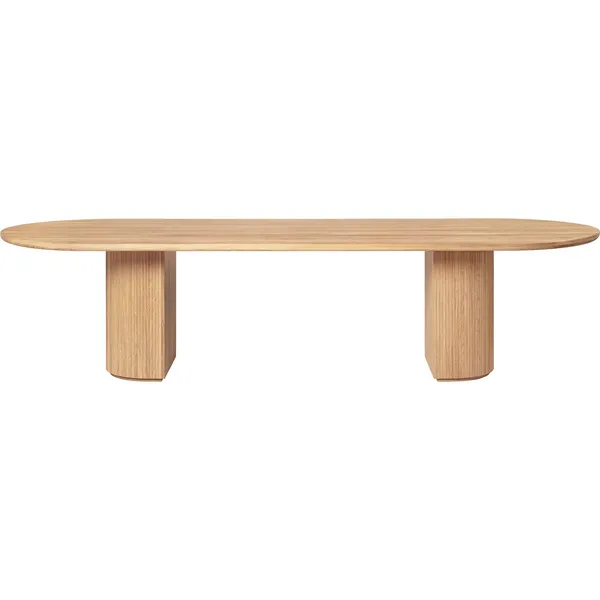 Moon Spisebord Elliptical 290x105 cm Solid Oljet Eik