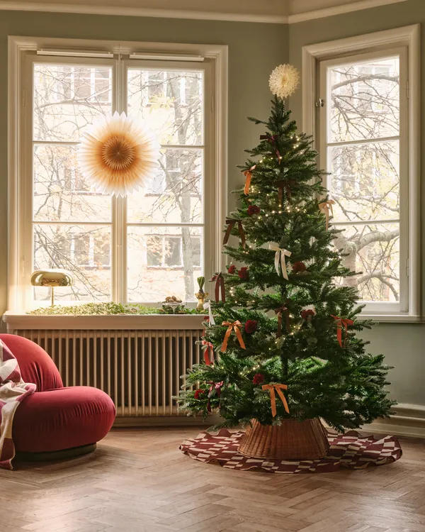 Eira Joulukuusimatto 125 cm Beige / Musta