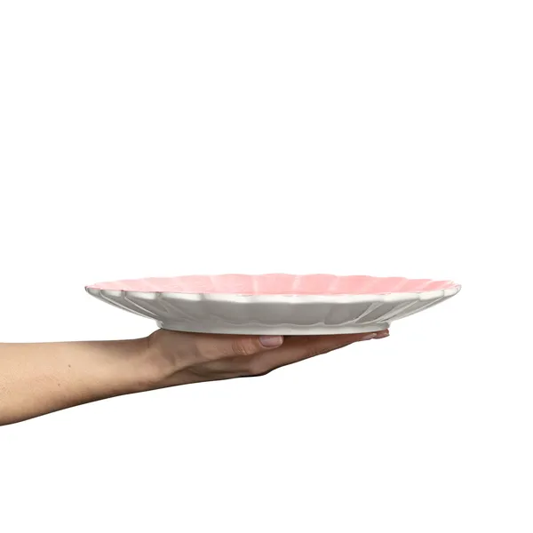 Oyster Lautanen Vaaleanpunainen 28 cm