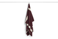 Stripe Bath Towel 100x150 cm Burgundy