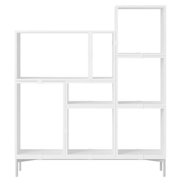 Stacked Configuration 5 Boghylde Hvid