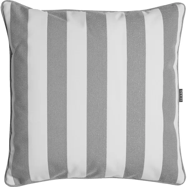 Wide Stripe Pude 45x45 cm Grå