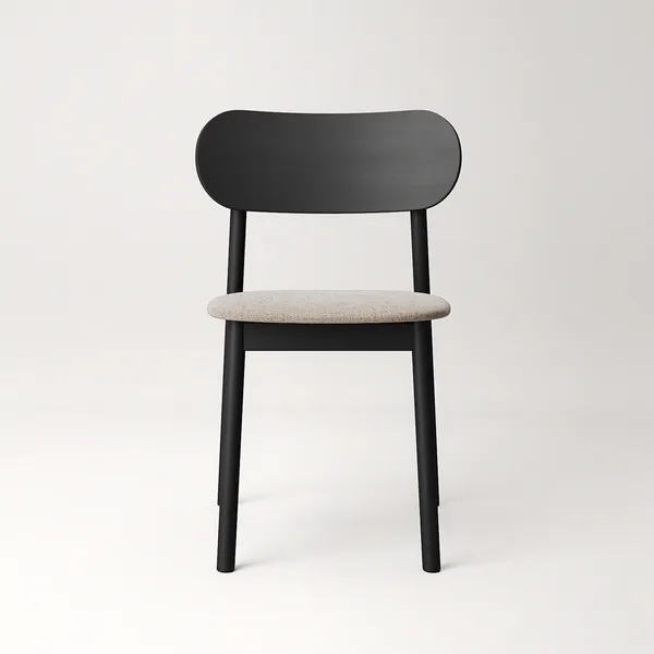 Elephant Stol Sort / Beige Breeze