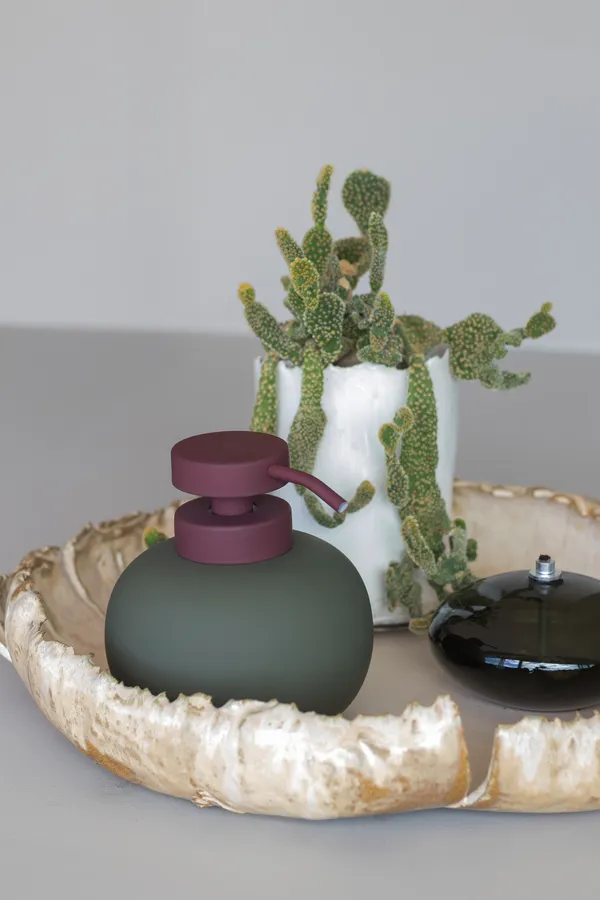 Lotus Play Dispenser Låg Med 2 Pumps Dark Olive