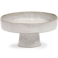 La Mère Bowl With Foot Off-white