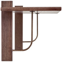 Corbel Vägghylla 100 cm Mörkbetsad Ek
