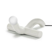 La Due Table Lamp White
