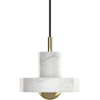 Stone Riippuvalaisin White Marble / Kulta