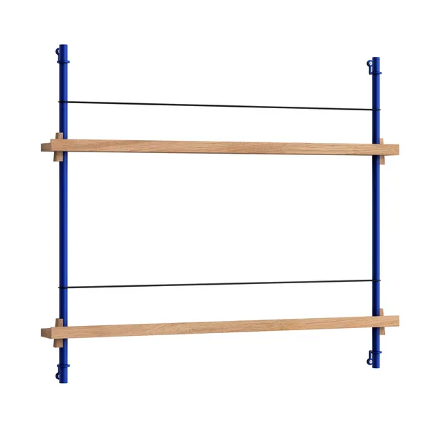 Magazine Hylle 73x85 cm Eik/Dypblå