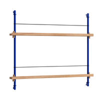 Magazine Hylle 73x85 cm Eik/Dypblå