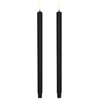 LED Mini Kronljus Plain Black 13 x 25 cm