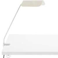 Apex Työpöytävalaisin Kiinnikkeellä Oyster White