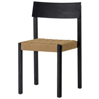 Mauro Stol Sort Eg / Paper Cord