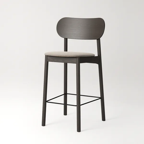 Elephant Baarituoli Tumma Tammi / Beige breeze