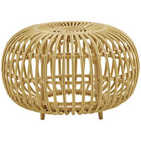 Ottoman Fotpall Outdoor Natur Ø65 cm