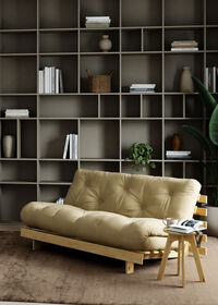Roots 160 Sovesofa Med Madras Raw / Wheat Beige
