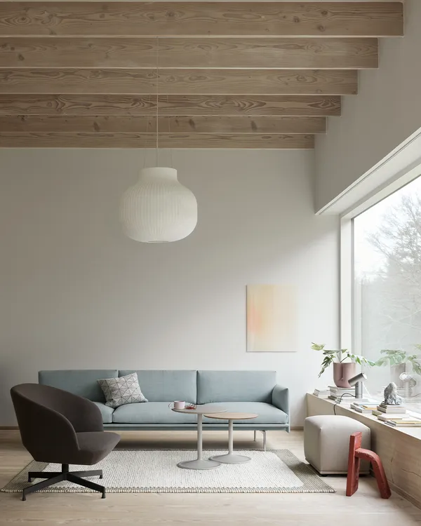 Strand Pendant Closed Ø60 White