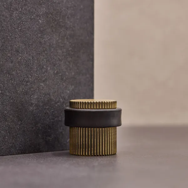 Helix Stripe Dørstopper Antique bronze