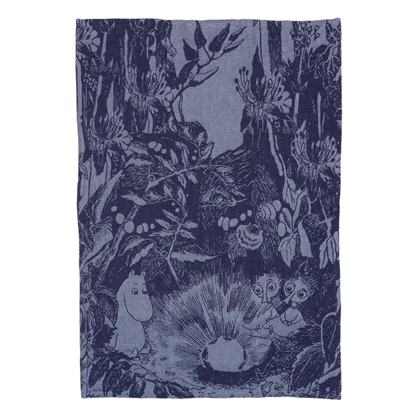 Moomin Keittiöpyyhe Mystiikan metsä Sininen
