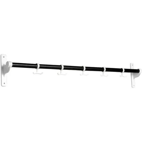 Nostalgi Knageliste 100 cm Hvid / Black Stained Oak